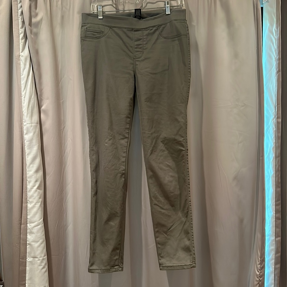 Sound Style Olive Green Stretch Pants
